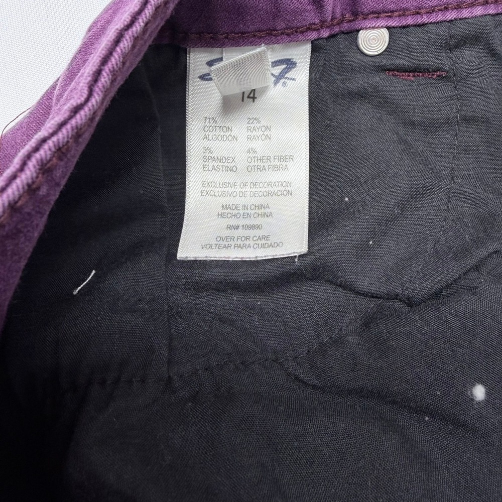 Seven7 Women's Skinny Jeans - Deep Purple - Picture 4 of 9